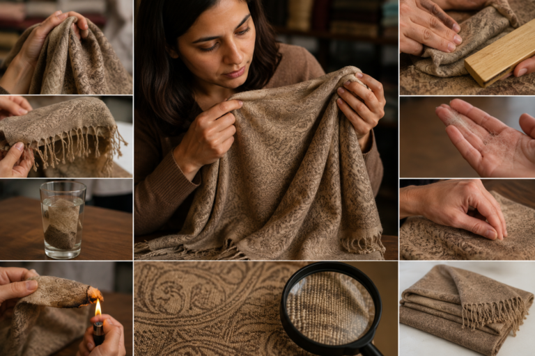 How to Identify If The Pashmina Shawl I Am Buying is Genuine?